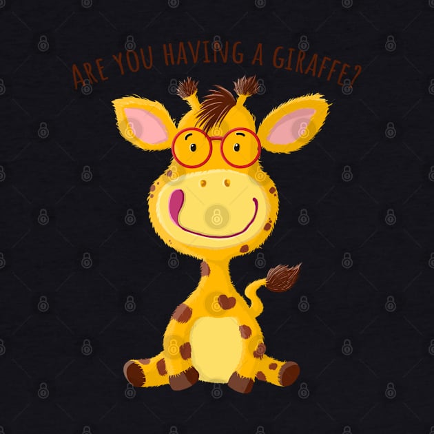 Little Gregor Giraffe Speaks Cockney Rhyming Slang by brodyquixote